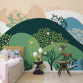 Apple Garden, Multi Mural Wallpaper - room preview 02