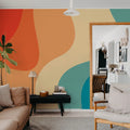 Joyfull, Rainbow Mural Wallpaper - room preview 02