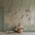Dream Forest Girl, Green Rose Mural Wallpaper - room preview 02