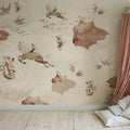 Flying Circus, Sandy White Mural Wallpaper - room preview 02