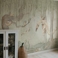 Dream Forest Boy, Green Mural Wallpaper - room preview 02