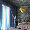 Lush Grove, Light Blue Mural Wallpaper - room preview 02