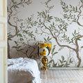 Branches of Dreams, White Mural Wallpaper - room preview 02