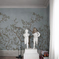 Branches of Dreams, Light Blue Mural Wallpaper - room preview 02