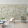 Dreamy Meadow, Blue Mural Wallpaper - room preview 02