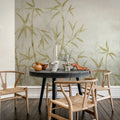 Bamboo Horizon, Yellow Mural Wallpaper - room preview 02