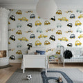 Cars, Pastel Mural Wallpaper - room preview 02