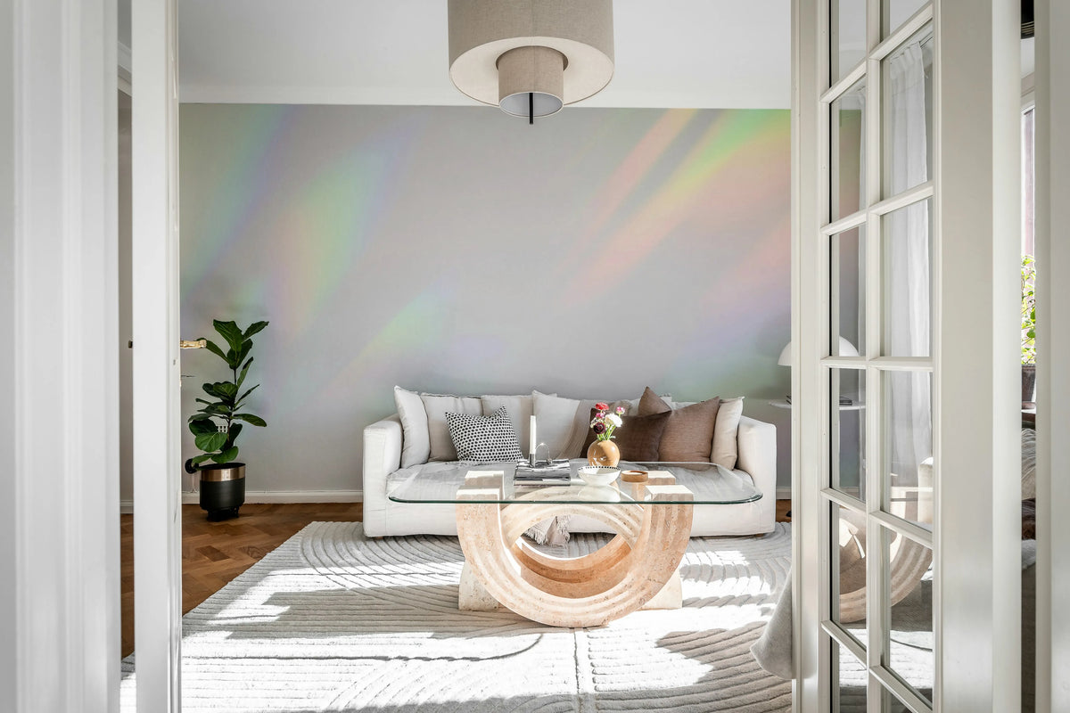 Sun Reflection, Rainbow Mural Wallpaper - room preview 02