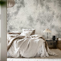 Raster, Black & White Mural Wallpaper - room preview 02