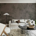 Raster, Brown Mural Wallpaper - room preview 02