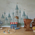 Dreamy Castle, Beige Mural Wallpaper - room preview 02
