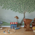 Mountain Tree, Green Mural Wallpaper - room preview 02