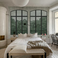 Vintage Windows, Soft Green Mural Wallpaper - room preview 02