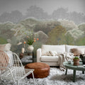 Leafy Forest, Fall Mural Wallpaper - room preview 02