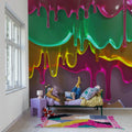 Dripping, Lollipop Mural Wallpaper - room preview 02