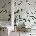 Dripping, Milky Mural Wallpaper - room preview 02
