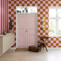 Happy Squares, Fudge Mural Wallpaper - room preview 02