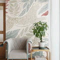 Midnight Tropics, Pastel Mural Wallpaper - room preview 02
