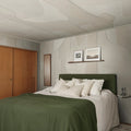 Serene Layers, Beige Mural Wallpaper - room preview 02