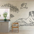 Antiquity, Black & White Mural Wallpaper - room preview 02