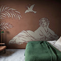 Antiquity, Rust Mural Wallpaper - room preview 02