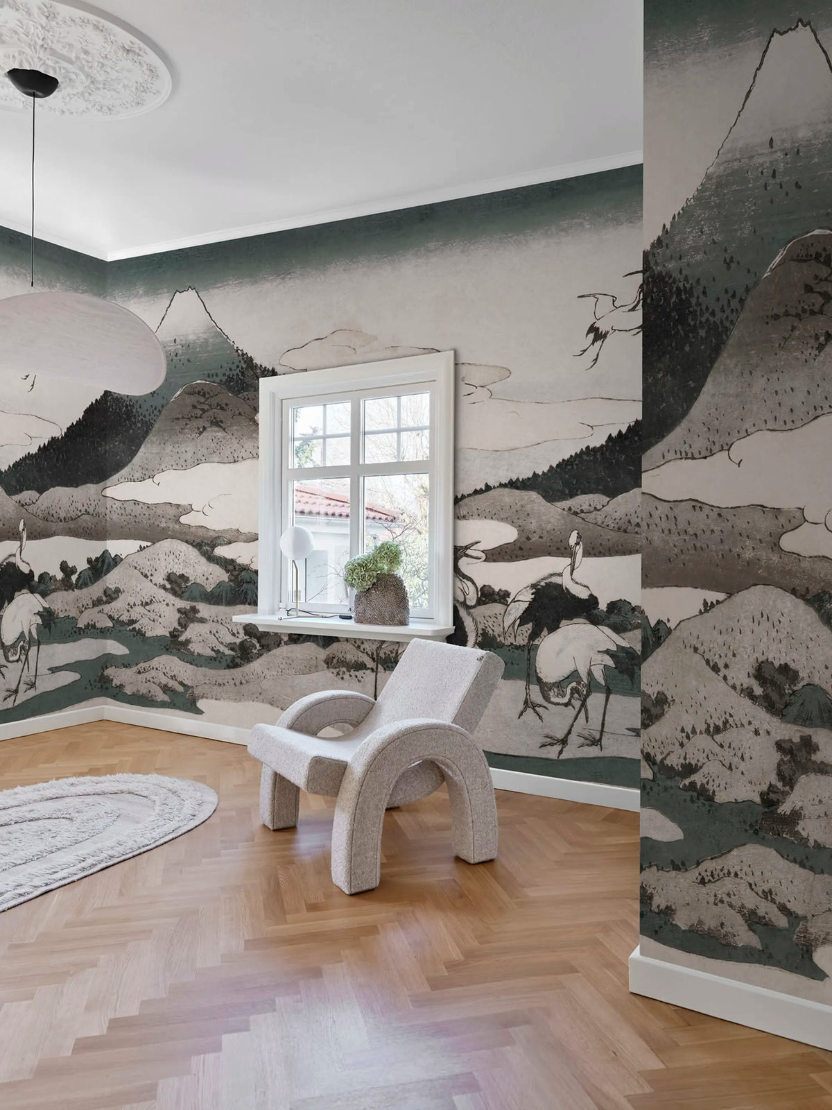 Umezawa Manor in Sagami Province, Soft Mural Wallpaper - room preview 02