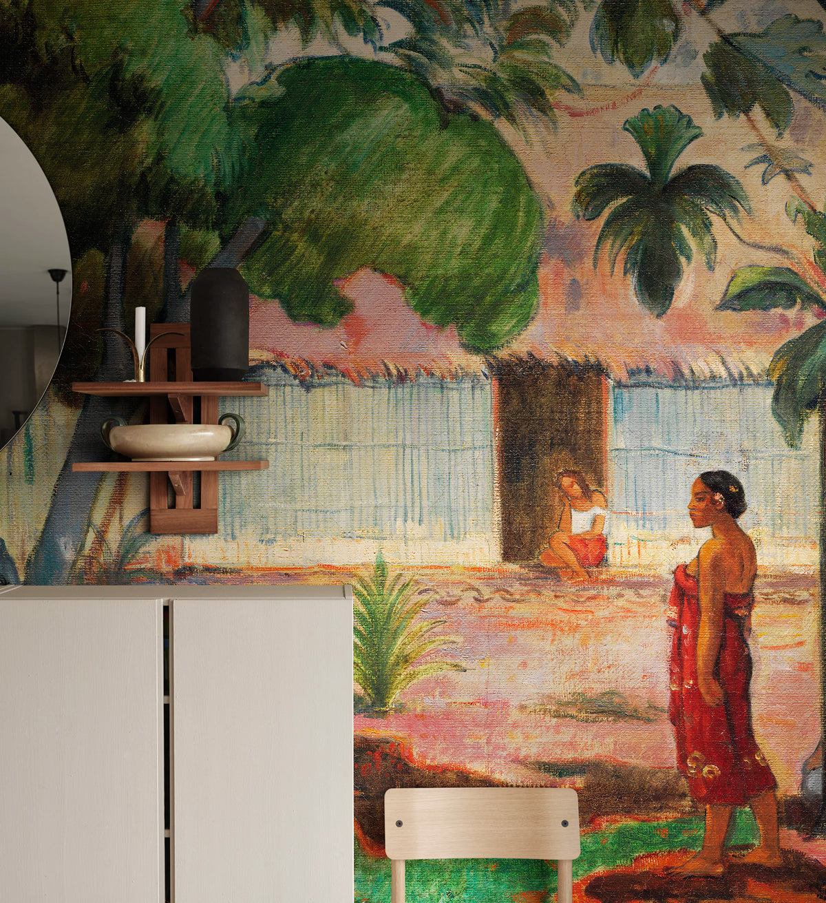 The Large Tree by Gauguin Mural Wallpaper - room preview 02