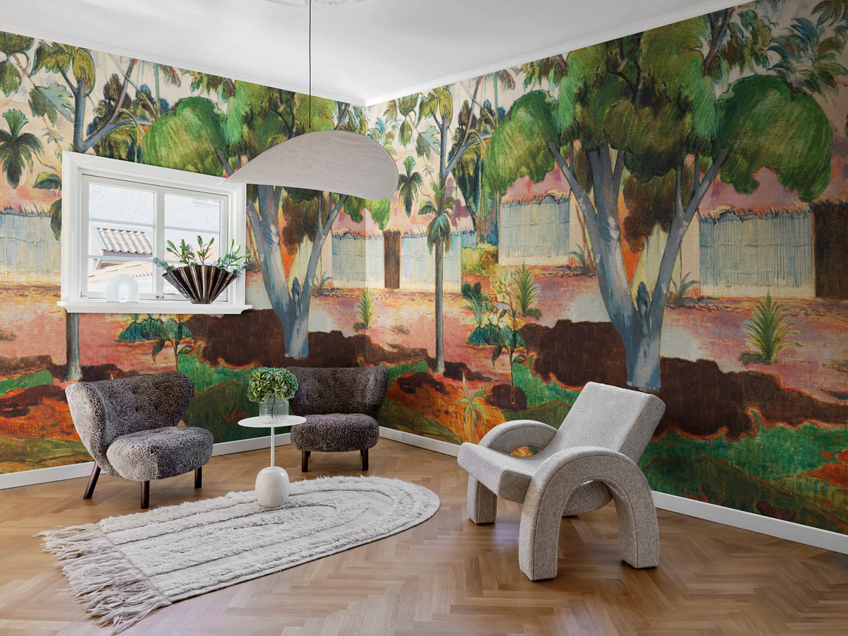 The Large Tree Repeatable Mural Wallpaper - room preview 02