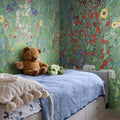 Farm Garden Repeatable Mural Wallpaper - room preview 02