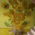 Sunflowers by Van Gogh Mural Wallpaper - room preview 02