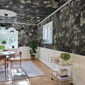 Almond Blossom, Black Mural Wallpaper - room preview 02