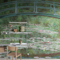 The Japanese Footbridge by Monet Mural Wallpaper - room preview 02