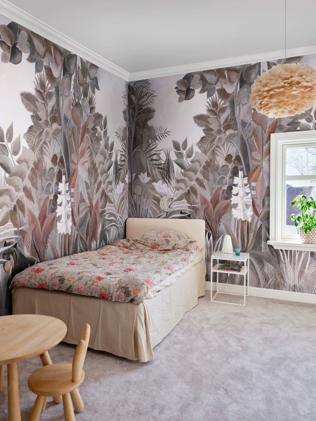 The Equatorial Jungle, Soft Mural Wallpaper - room preview 02