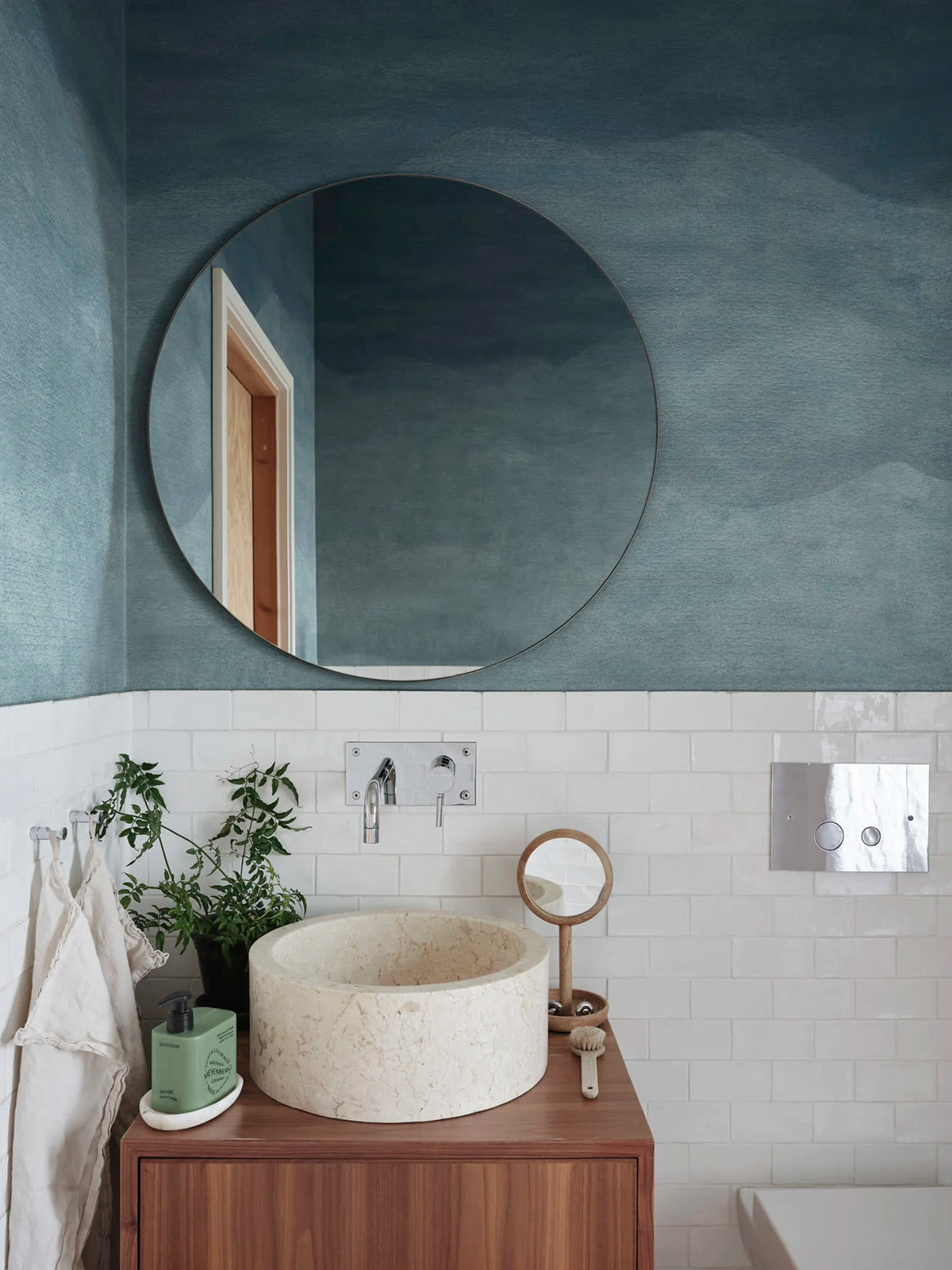 Sail Away, Dark Blue Mural Wallpaper - room preview 02