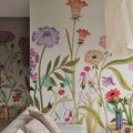 Summerfield, Beige Mural Wallpaper - room preview 02