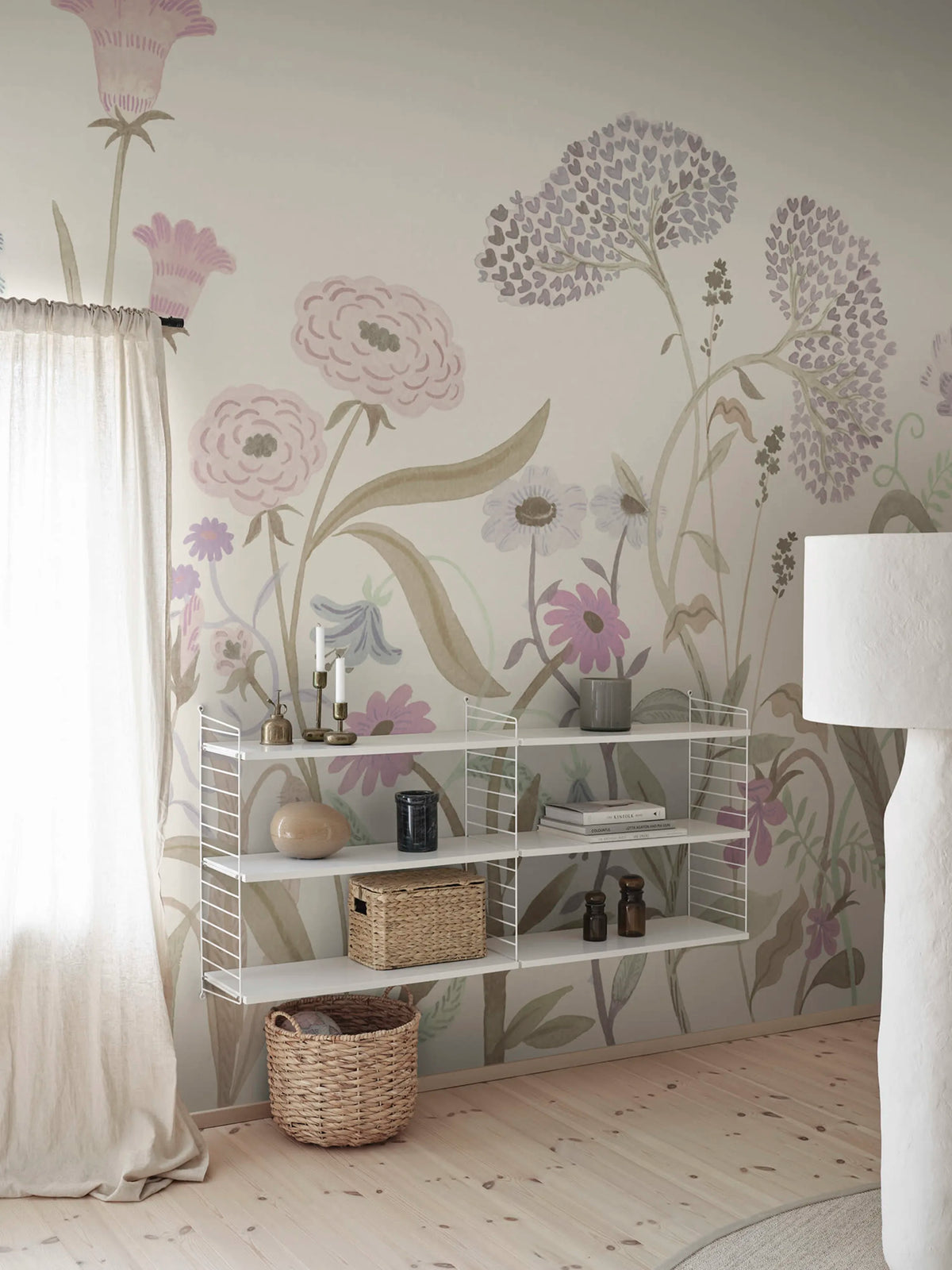 Summerfield, Pastel Mural Wallpaper - room preview 02