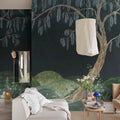 Dreamy Tree, Midnight Mural Wallpaper - room preview 02