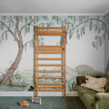 Dreamy Tree, Light Green Mural Wallpaper - room preview 02