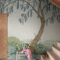 Dreamy Tree, Soft Green Mural Wallpaper - room preview 02