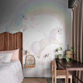 Unicorn Sky, Pink Mural Wallpaper - room preview 02