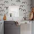 Bird, Brown Mural Wallpaper - room preview 02