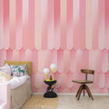Gradient Stripes, Pink Mural Wallpaper - room preview 02
