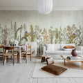 Concrete Meadow, Pastel Mural Wallpaper - room preview 02