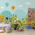 Funny Pathway, Multi Mural Wallpaper - room preview 02