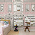 Candyshop, Pink Mural Wallpaper - room preview 02