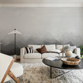 Gradient Flow, Black Mural Wallpaper - room preview 02
