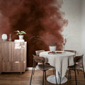 Color Flow, Rust Mural Wallpaper - room preview 02