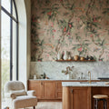 Nature of Eden, Pink Mural Wallpaper - room preview 02