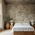 Humming Harmony, Beige Mural Wallpaper - room preview 02