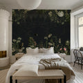 Owl Forest, Night Mural Wallpaper - room preview 02